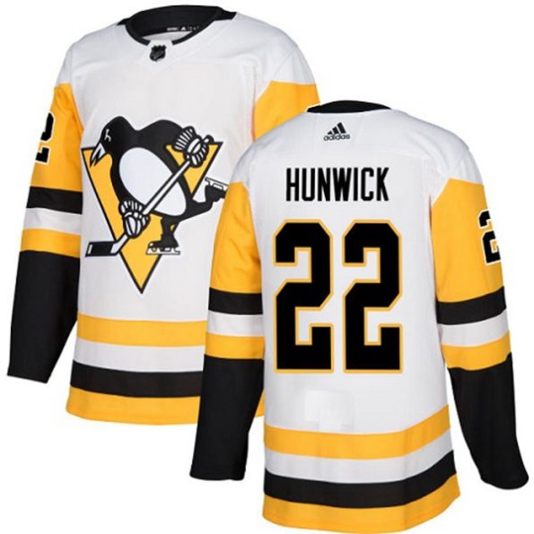 Men-s-Pittsburgh-Penguins-Matt-Hunwick-NO.22-Authentic-White-Away