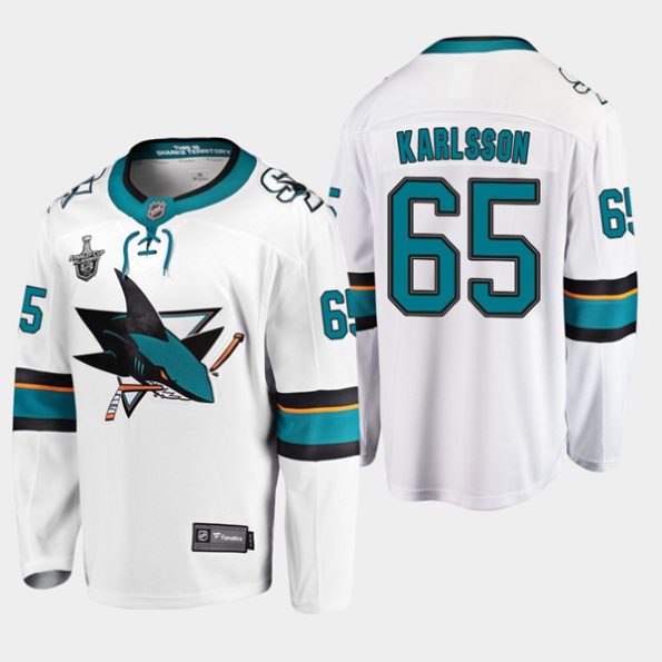 Men-s-San-Jose-Sharks-Erik-Karlsson-NO.65-2019-Stanley-Cup-Playoffs-White-Away-Player
