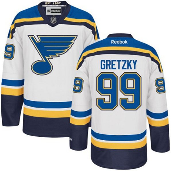 Men-s-St.-Louis-Blues-Wayne-Gretzky-NO.99-Authentic-Reebok-White-Away