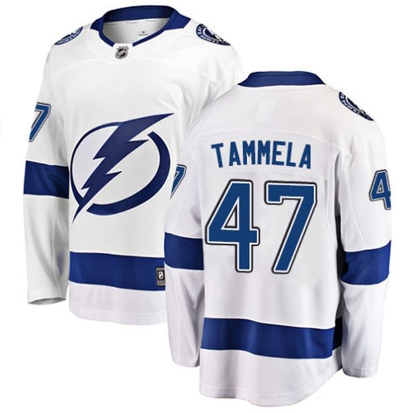 Men-s-Tampa-Bay-Lightning-Jonne-Tammela-NO.47-Breakaway-White-Fanatics-Branded-Away