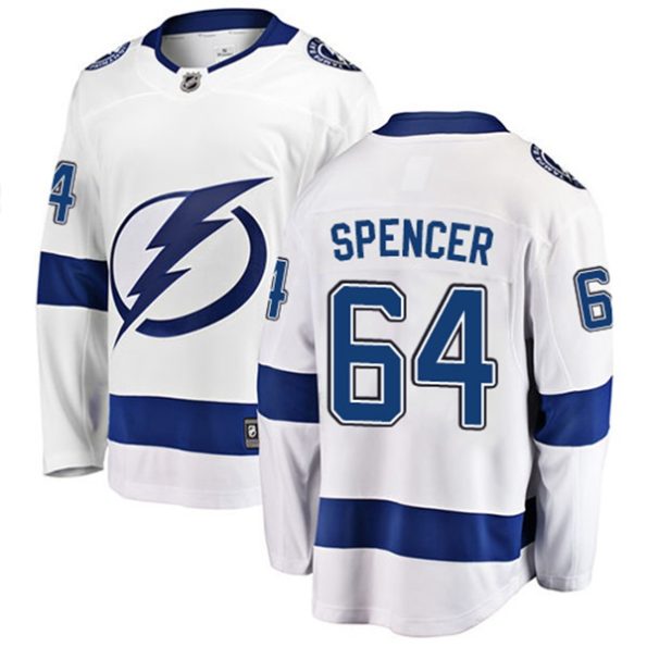 Men-s-Tampa-Bay-Lightning-Matthew-Spencer-NO.64-Breakaway-White-Fanatics-Branded-Away