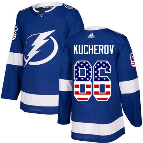 Men-s-Tampa-Bay-Lightning-Nikita-Kucherov-NO.86-Authentic-Blue-USA-Flag-Fashion