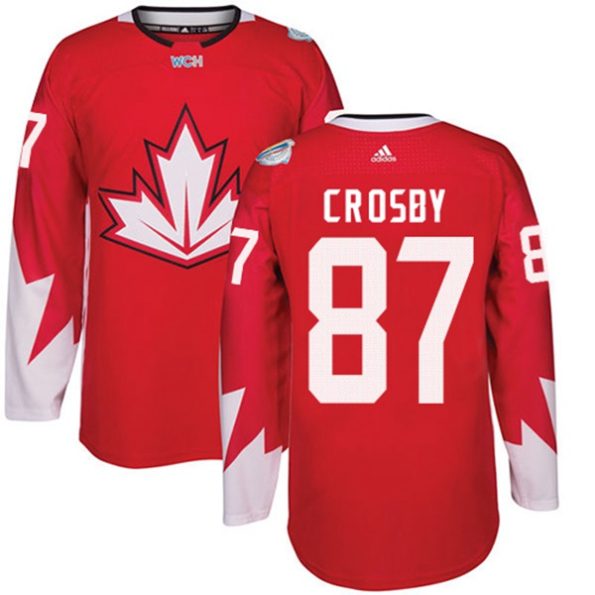 Men-s-Team-Canada-NO.87-Sidney-Crosby-Authentic-Red-Away-2016-World-Cup-Hockey-Jersey