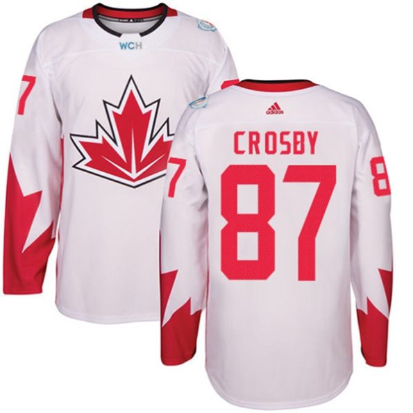 Men-s-Team-Canada-NO.87-Sidney-Crosby-Authentic-White-Home-2016-World-Cup-Hockey-Jersey