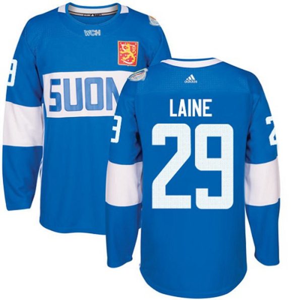 Men-s-Team-Finland-NO.29-Patrik-Laine-Authentic-Blue-Away-2016-World-Cup-of-Hockey-Jersey