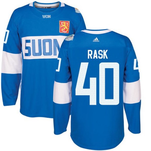 Men-s-Team-Finland-NO.40-Tuukka-Rask-Authentic-Blue-Away-2016-World-Cup-of-Hockey-Jersey