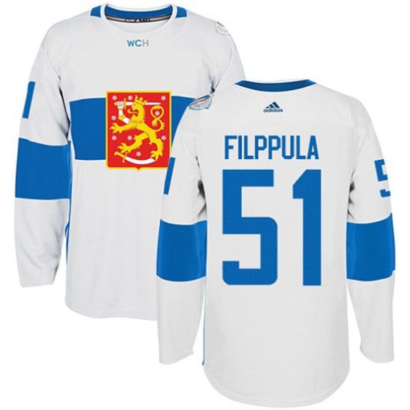 Men-s-Team-Finland-NO.51-Valtteri-Filppula-Authentic-White-Home-2016-World-Cup-of-Hockey