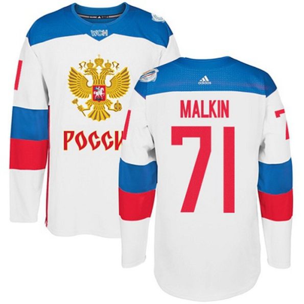 Men-s-Team-Russia-NO.71-Evgeni-Malkin-Authentic-White-Home-2016-World-Cup-of-Hockey-Jersey