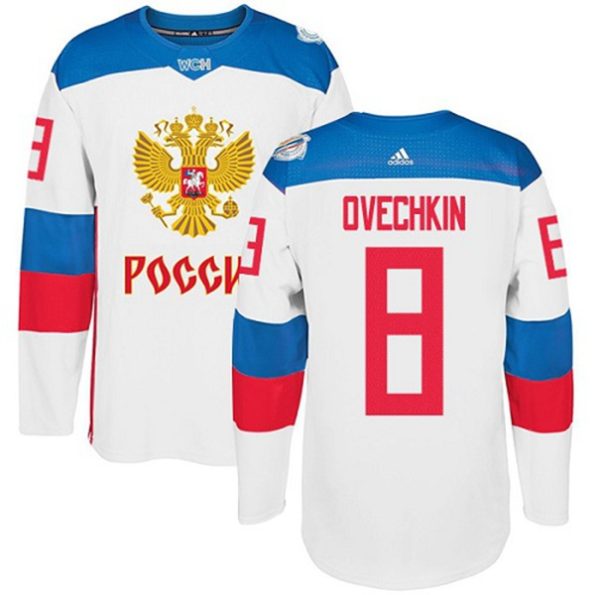 Men-s-Team-Russia-NO.8-Alexander-Ovechkin-Authentic-White-Home-2016-World-Cup-of-Hockey-Jersey