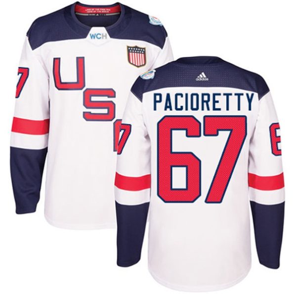 Men-s-Team-USA-NO.67-Max-Pacioretty-Authentic-White-Home-2016-World-Cup-Hockey