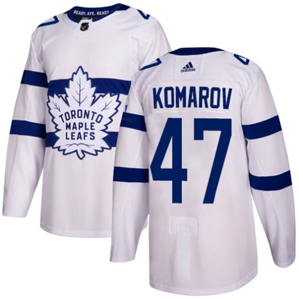Men-s-Toronto-Maple-Leafs-Leo-Komarov-NO.47-Authentic-White-2018-Stadium-Series