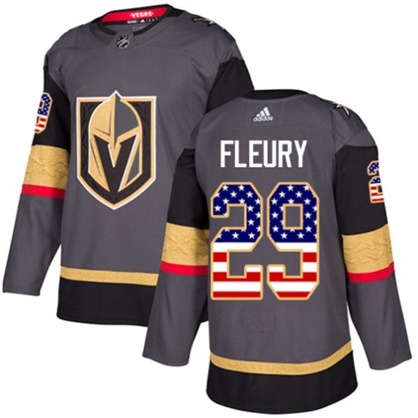 Men-s-Vegas-Golden-Knights-Marc-Andre-Fleury-NO.29-Authentic-Gray-USA-Flag-Fashion