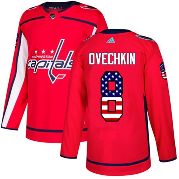 Men-s-Washington-Capitals-Alex-Ovechkin-NO.8-Authentic-Red-USA-Flag-Fashion