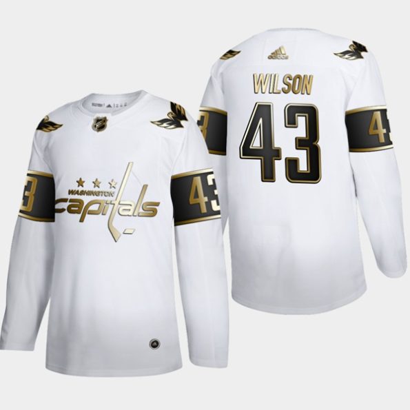 Men-s-Washington-Capitals-Tom-Wilson-NO.43-Golden-Edition-White-Authentic