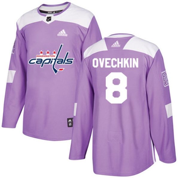 NHL-Alex-Ovechkin-Authentic-Men-s-Purple-Jersey-Washington-Capitals-NO.8-Fights-Cancer-Practice