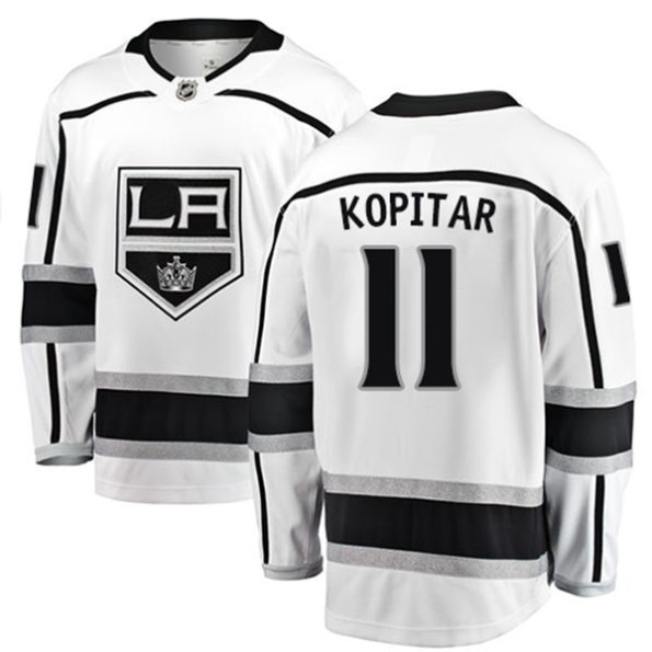 NHL-Anze-Kopitar-Breakaway-Men-s-White-Jersey-Fanatics-Branded-Los-Angeles-Kings-NO.11-Away