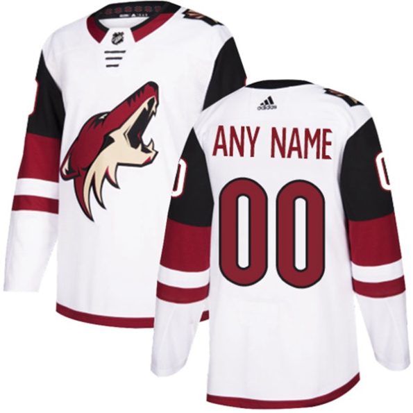 NHL-Arizona-Coyotes-Customized-Borta-Vit-Authentic