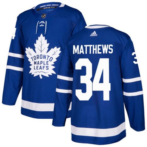 NHL-Auston-Matthews-Authentic-Men-s-Royal-Blue-Jersey-Toronto-Maple-Leafs-NO.34-Home