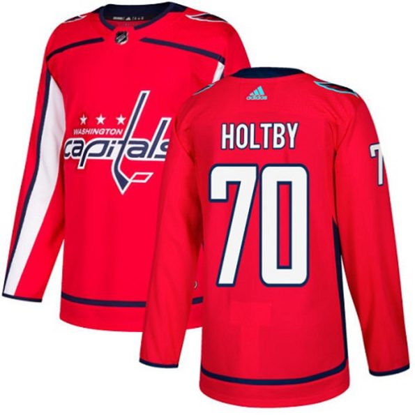 NHL-Braden-Holtby-Authentic-Men-s-Red-Jersey-Washington-Capitals-NO.70-Home