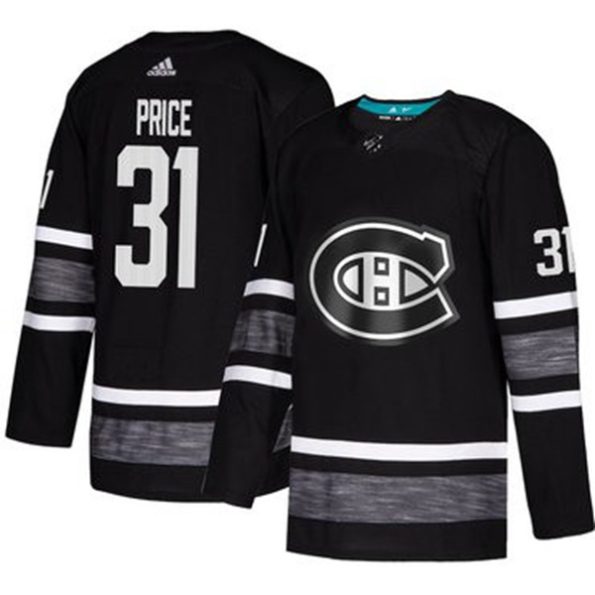 NHL-Canadiens-NO.31-Carey-Price-Black-2019-All-Star-Hockey-Jersey