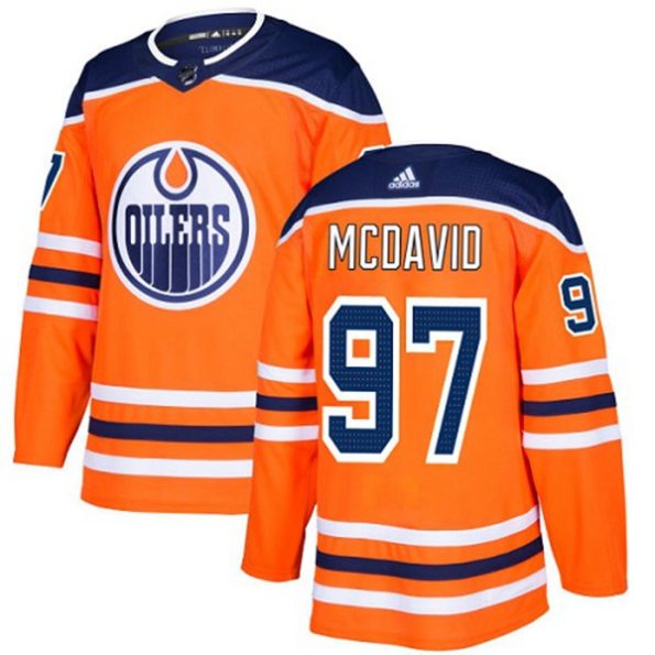 NHL-Connor-McDavid-Authentic-Men-s-Orange-Jersey-Edmonton-Oilers-NO.97-Home