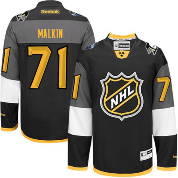 NHL-Evgeni-Malkin-Authentic-Men-s-Black-Jersey-Reebok-Pittsburgh-Penguins-NO.71-2016-All-Star