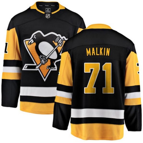 NHL-Evgeni-Malkin-Breakaway-Men-s-Black-Jersey-Fanatics-Branded-Pittsburgh-Penguins-NO.71-Home