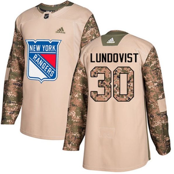 NHL-Henrik-Lundqvist-Authentic-Men-s-Camo-Jersey-New-York-Rangers-NO.30-Veterans-Day-Practice