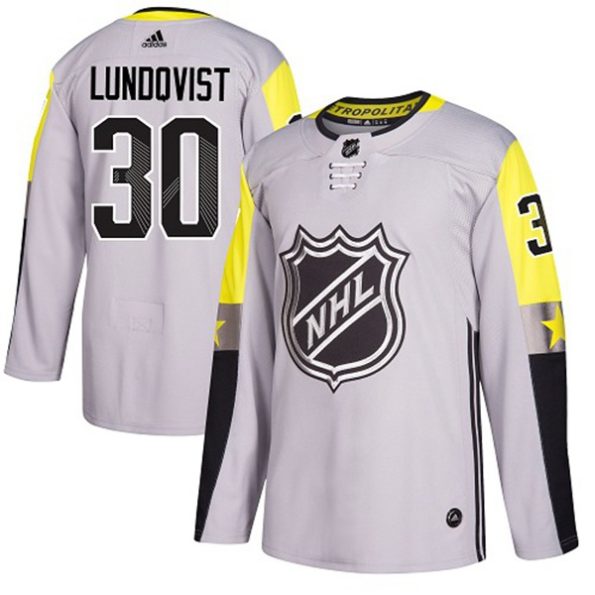 NHL-Henrik-Lundqvist-Authentic-Men-s-Gray-Jersey-New-York-Rangers-NO.30-2018-All-Star-Metro-Division
