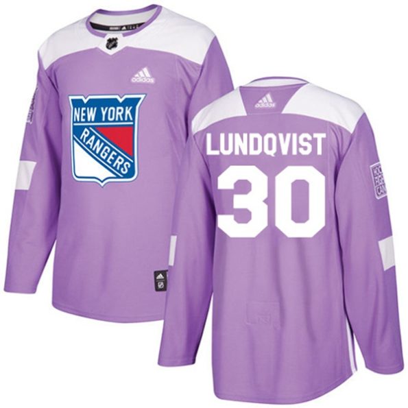 NHL-Henrik-Lundqvist-Authentic-Men-s-Purple-Jersey-New-York-Rangers-NO.30-Fights-Cancer-Practice