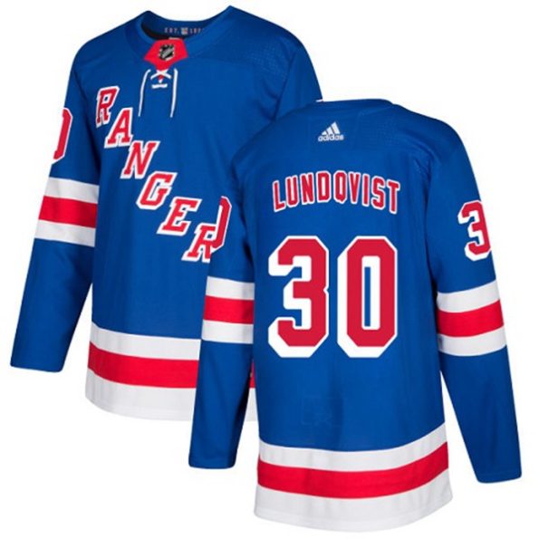 NHL-Henrik-Lundqvist-Authentic-Men-s-Royal-Blue-Jersey-New-York-Rangers-NO.30-Home