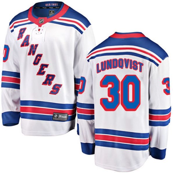 NHL-Henrik-Lundqvist-Breakaway-Men-s-White-Jersey-Fanatics-Branded-New-York-Rangers-NO.30-Away