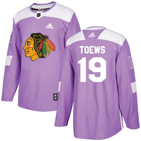 NHL-Jonathan-Toews-Authentic-Men-s-Purple-Jersey-Chicago-Blackhawks-NO.19-Fights-Cancer-Practice