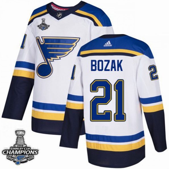 NHL-Men-s-Blues-Tyler-Bozak-White-2019-Stanley-Cup-Champions-Jersey