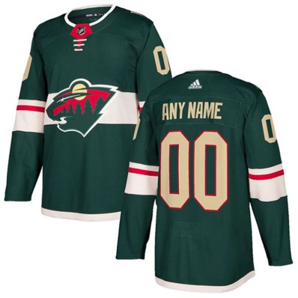 NHL-Minnesota-Wild-Customized-Hemma-Green-Authentic