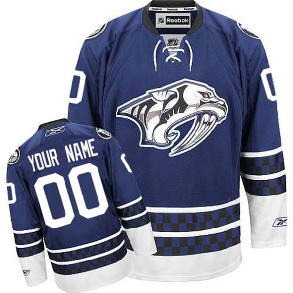 NHL-Nashville-Predators-Customized-Reebok-Third-Blue-Authentic