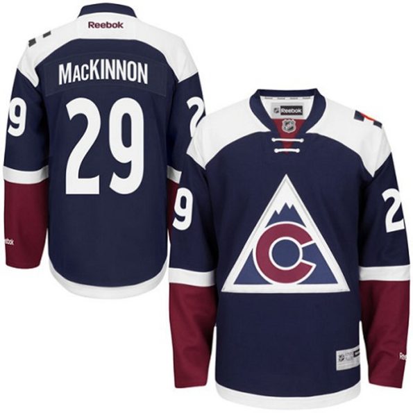 NHL-Nathan-MacKinnon-Authentic-Men-s-Blue-Jersey-Reebok-Colorado-Avalanche-NO.29-Third