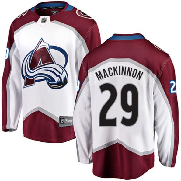 NHL-Nathan-MacKinnon-Breakaway-Men-s-White-Jersey-Fanatics-Branded-Colorado-Avalanche-NO.29-Away