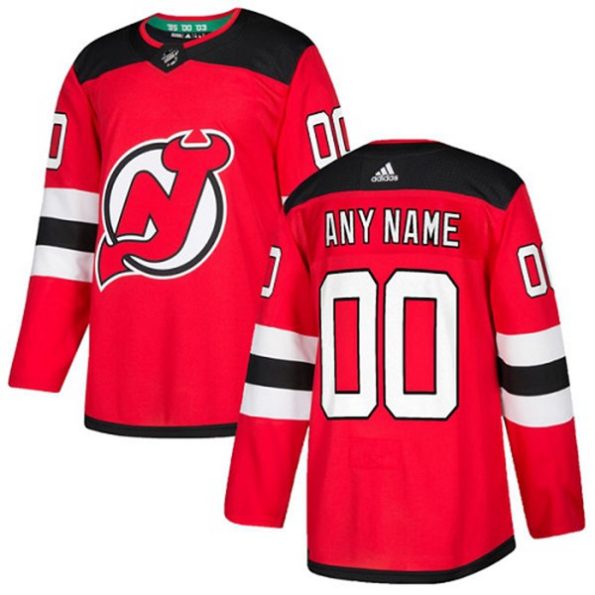 NHL-New-Jersey-Devils-Customized-Home-Red-Authentic