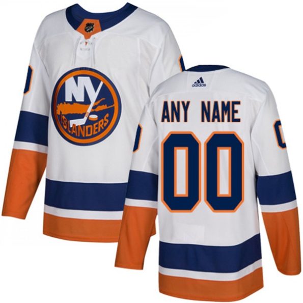 NHL-New-York-Islanders-Customized-Away-White-Authentic