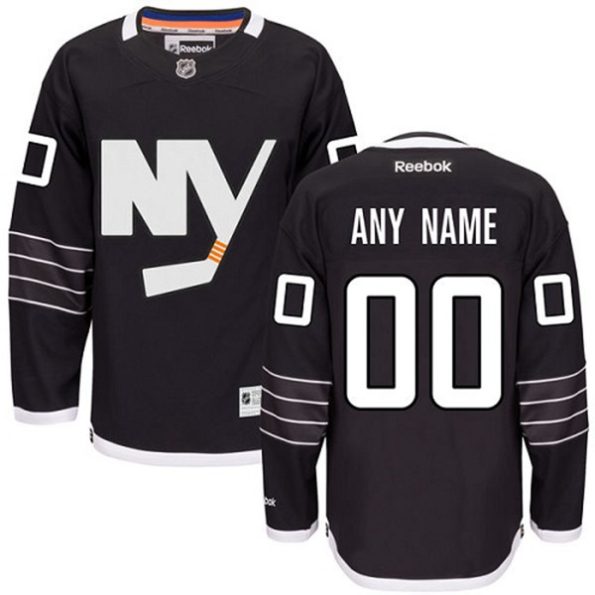 NHL-New-York-Islanders-Customized-Reebok-Third-Black-Authentic