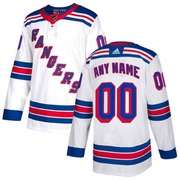 NHL-New-York-Rangers-Customized-Away-White-Authentic