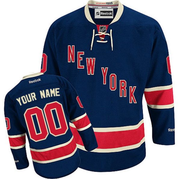 NHL-New-York-Rangers-Customized-Reebok-Third-Navy-Blue-Authentic