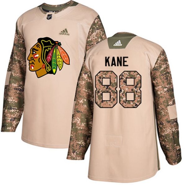 NHL-Patrick-Kane-Authentic-Men-s-Camo-Jersey-Chicago-Blackhawks-NO.88-Veterans-Day-Practice