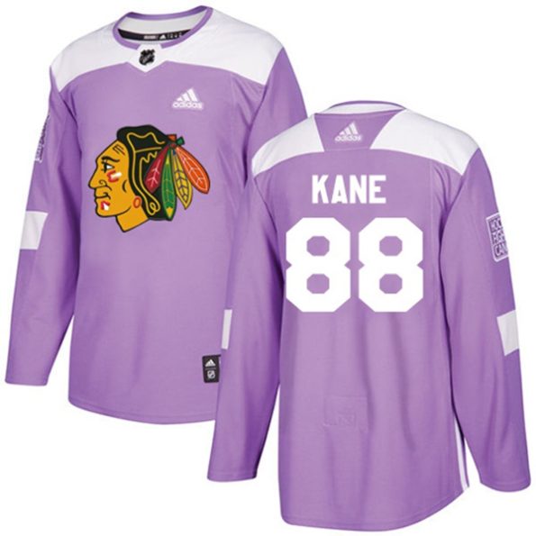 NHL-Patrick-Kane-Authentic-Men-s-Purple-Jersey-Chicago-Blackhawks-NO.88-Fights-Cancer-Practice