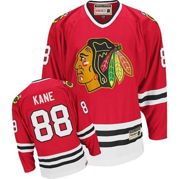 NHL-Patrick-Kane-Authentic-Throwback-Men-s-Red-Jersey-CCM-Chicago-Blackhawks-NO.88