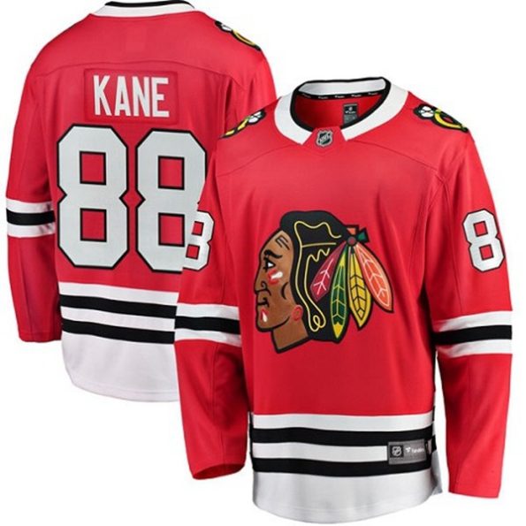 NHL-Patrick-Kane-Breakaway-Men-s-Red-Jersey-Fanatics-Branded-Chicago-Blackhawks-NO.88-Home