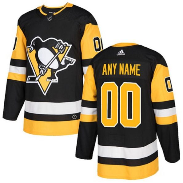 NHL-Pittsburgh-Penguins-Customized-Home-Black-Authentic