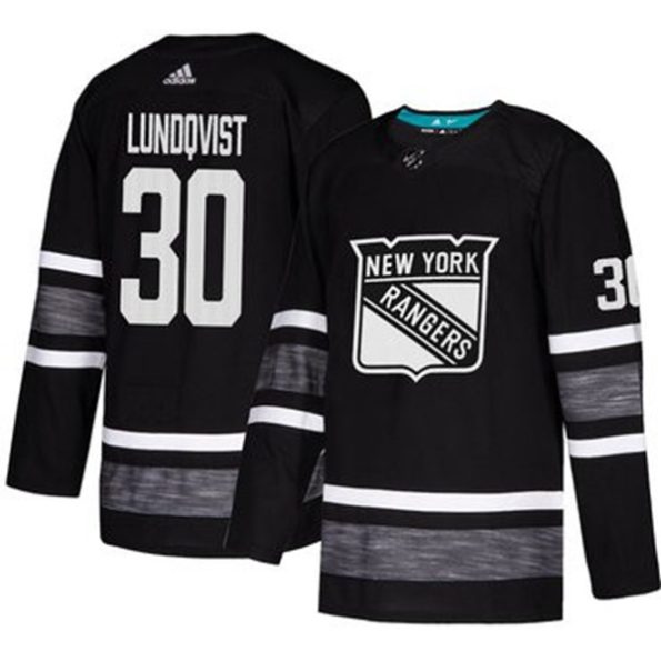 NHL-Rangers-NO.30-Henrik-Lundqvist-Black-2019-All-Star-Hockey-Jersey