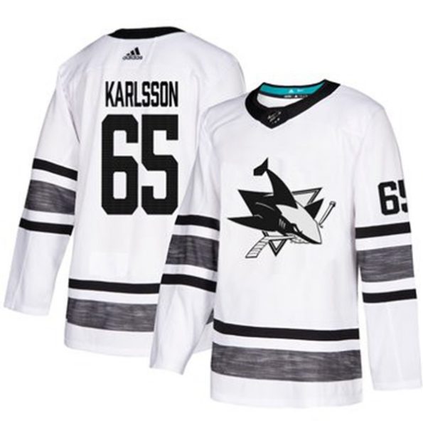 NHL-Sharks-NO.65-Erik-Karlsson-White-2019-All-Star-Hockey-Jersey